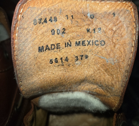 Frye Brown Leather Mens Boots - Picture 12 of 14